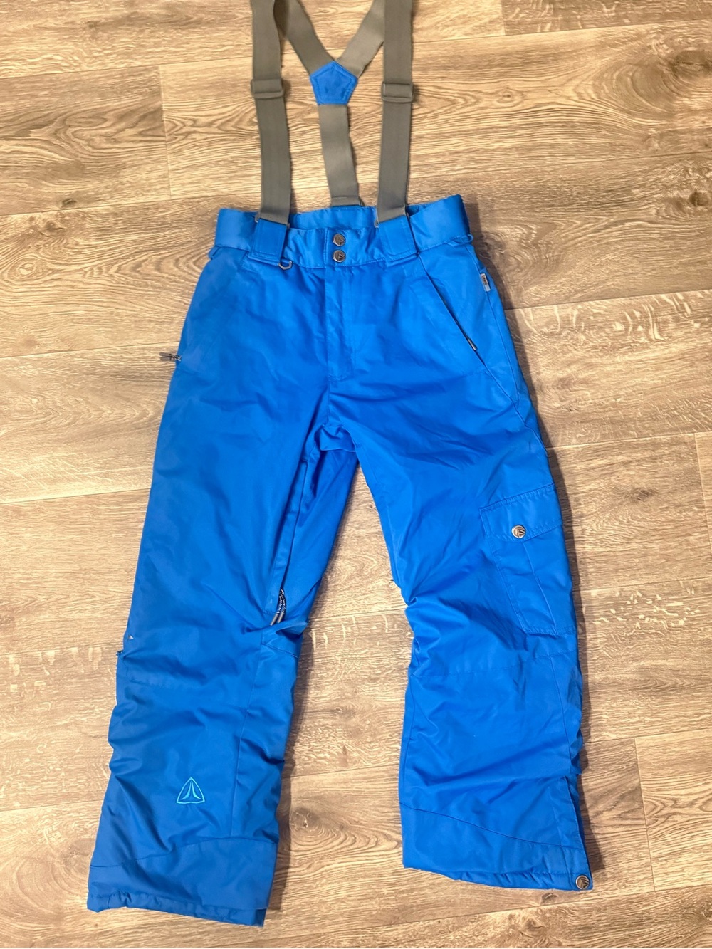 Firefly Thunder Ski Pants Blue Snowboard Snow Pants Adjustable Suspenders Medium